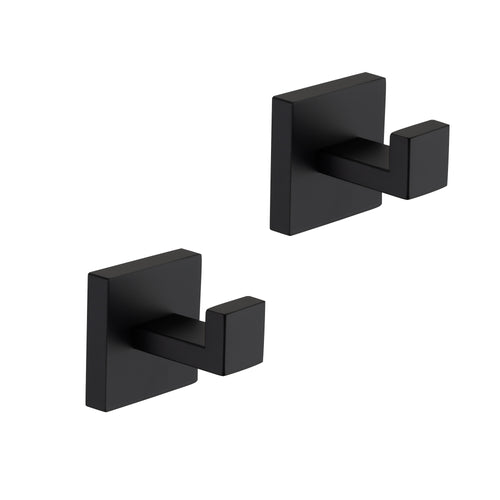2 Pack Stainless Steel Wall Mounted Towel Hooks