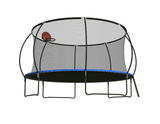 Outdoor Trampoline 14' - Basketball Hoop, Enclosure Net, Ladder