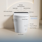 Tankless Smart Toilet With Bidet Built In, One-piece Bidet Toilet Seat