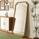Full Length Mirror with Stand, 70.1"x31.9" Floor Standing Large Dressing Mirror