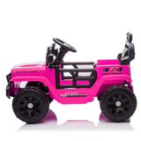 24V Kids Ride on Car W/Parents Control,Four-wheel suspension,2WD,Power display,B