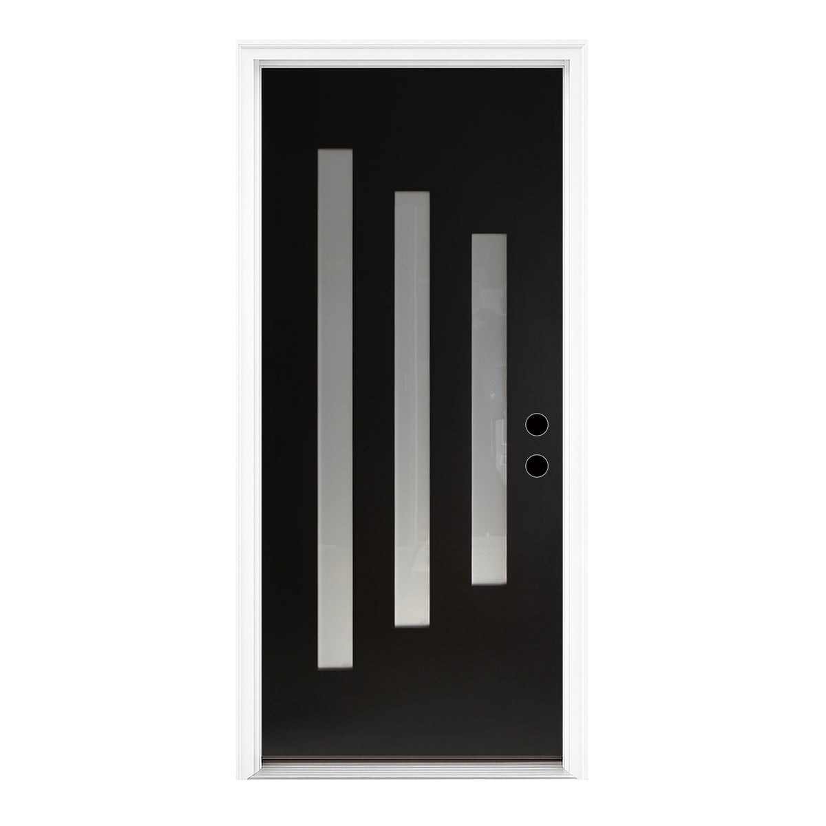 36 x 80 Inch FRP Door with Frosted Glass and Low-E Glass
