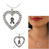 Many Hearts One Cause&trade; Diabetes Awareness Sterling Necklace