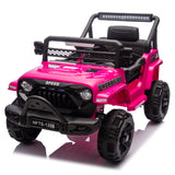 12V Kids Ride On Electric Truck Car W/Parents Control,2WD,Four-wheel suspension,