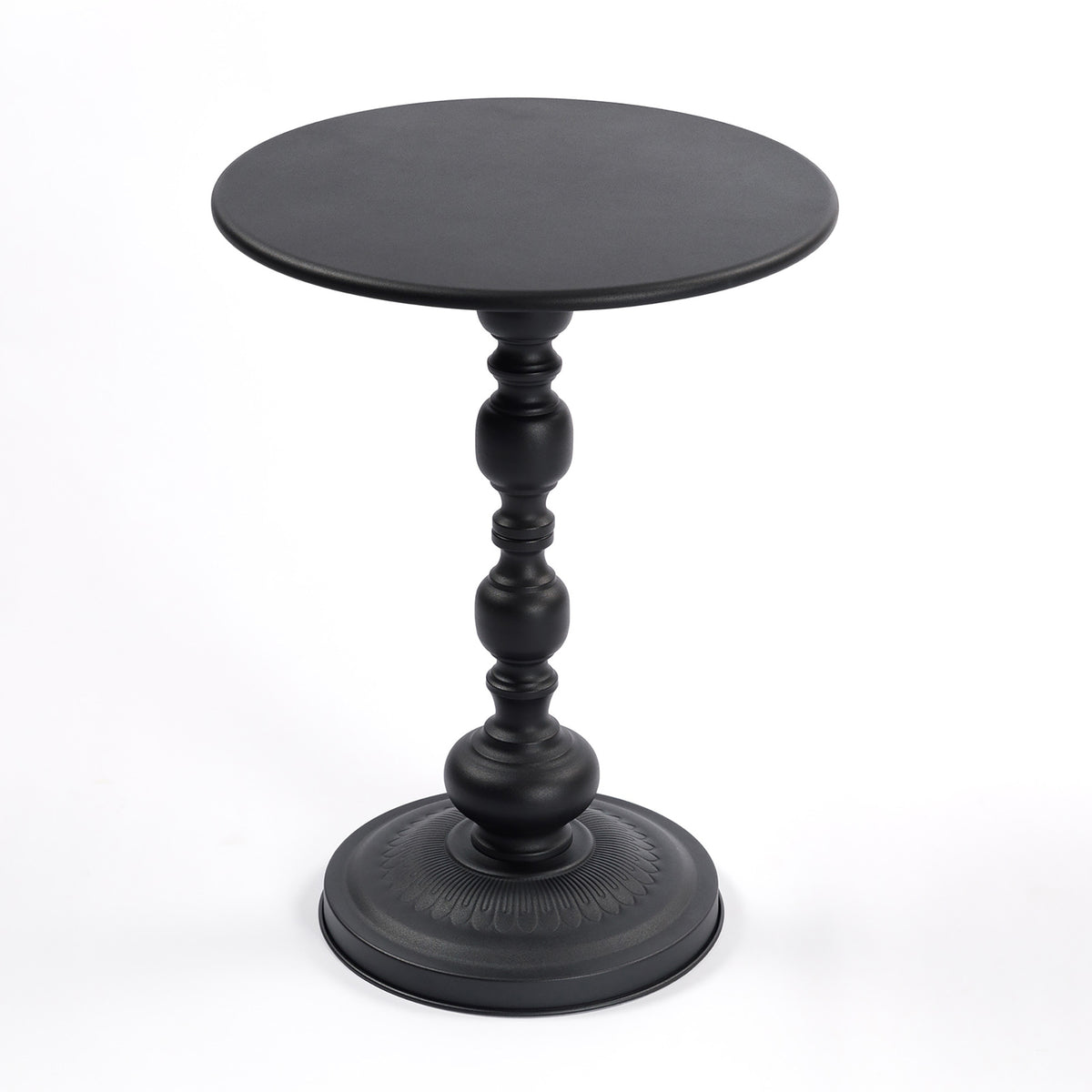 Metal End Table Black