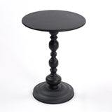 Metal End Table Black