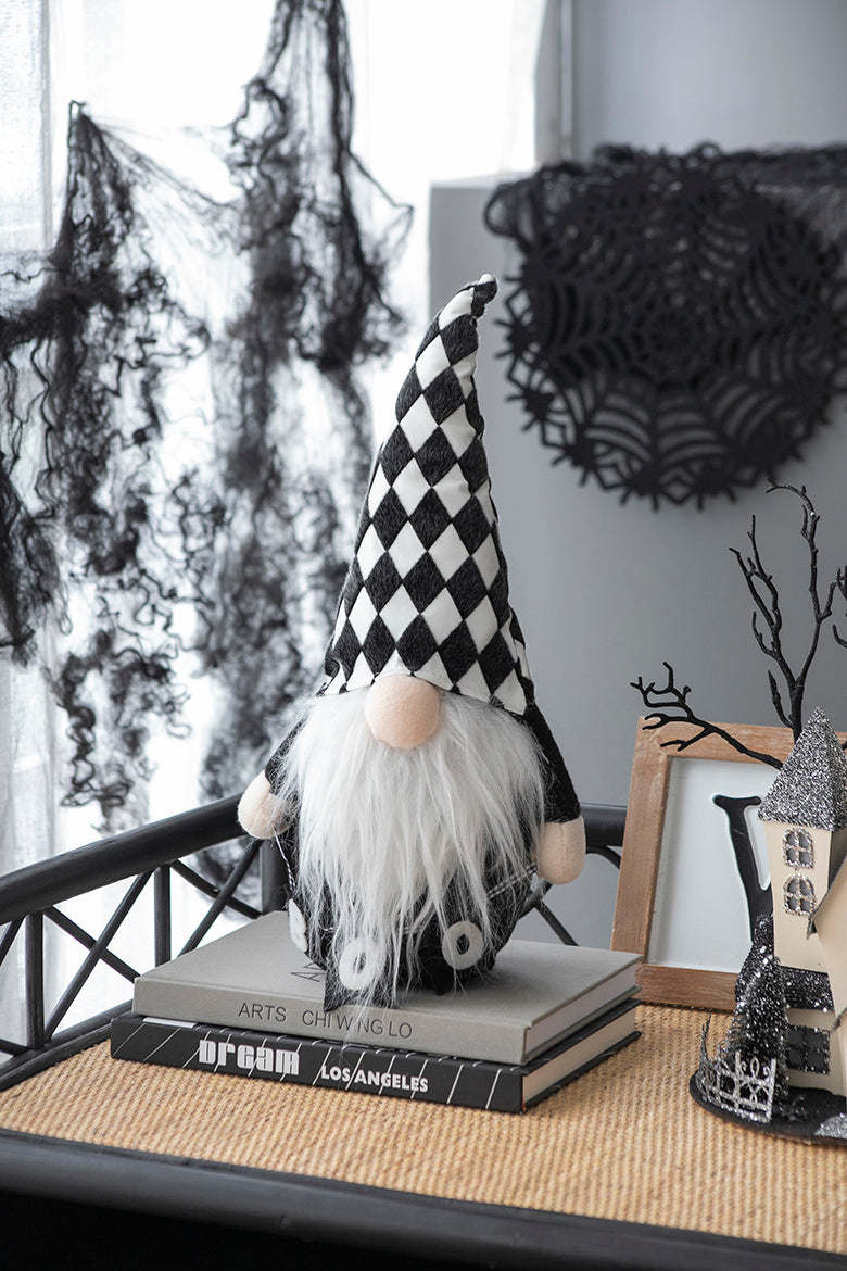 Set of 2, 8.3x4.7x15.7' Fabric Gnome Decor, for Halloween Decor