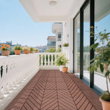 Plastic interlocking decking tiles, 44 packs of terrace decking tiles