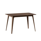 Mid-Century Modern Walnut Dining Table 47.2" W x 29.5" D