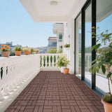 Plastic interlocking decking tiles, 44 packs of terrace decking tiles