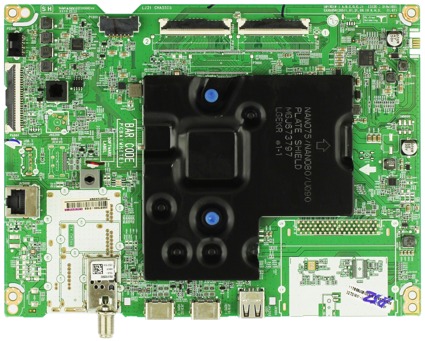 EBT67237906 LG Main Board, EAX69581205(1.0), 55UQ8000AUB