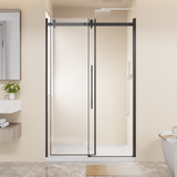 48.in W x 72.in H Frameless Shower Door Single Sliding