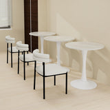 Metal Dining Table White
