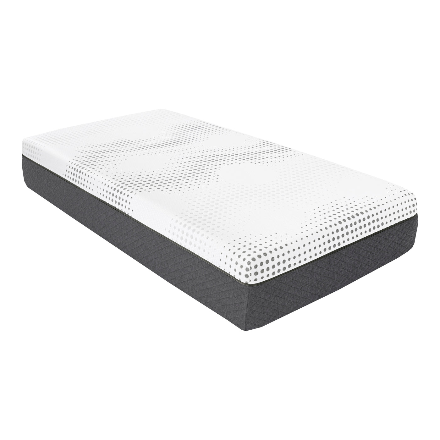 12' Twin Gel-Infused Memory Foam Hybrid Mattress Pocket Coils