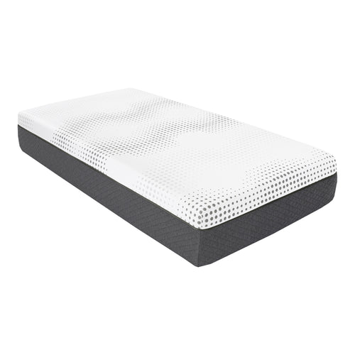 12' Twin Gel-Infused Memory Foam Hybrid Mattress Pocket Coils