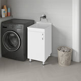 Darwin Freestanding Utility Tub and Sink Cabinet with One Door