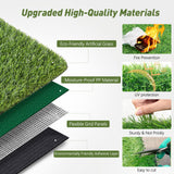 Realistic Deluxe Artificial Grass Synthetic Thick Lawn Turf Carpet (3 FT x5 FT