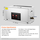 Ultrasonic Cleaner with Digital Timer & Heater