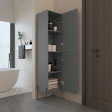 Linen Cabinet - Shaker Style - 71" Tall - Four Adjustable Shelves