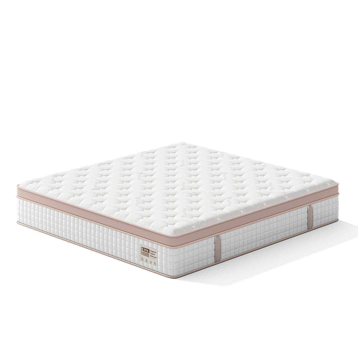 12 Inch King Hybrid Mattress Gel Memory Foam Pocket Springs