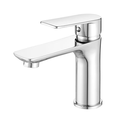 Chrome Stainless Steel Waterfall Bathroom Sink Faucet Single Handle