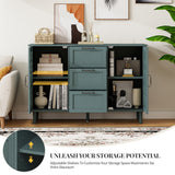2 Door 3 Drawer Cabinet Bedroom Living Room Study Storage