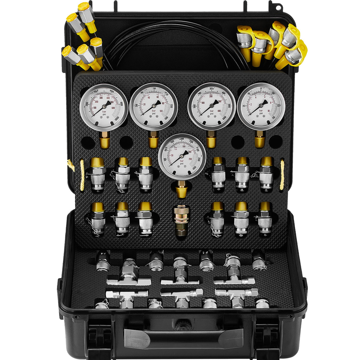 Hydraulic Pressure Test Kit, 10/100/250/400/600bar