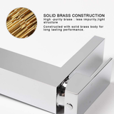 Modern Chrome Bathroom Faucet, Single Hole Bathroom Faucet