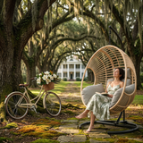 Metal Outdoor Chair Natural