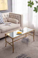 Antique Gold Coffee Table 36x16x16.5 inches