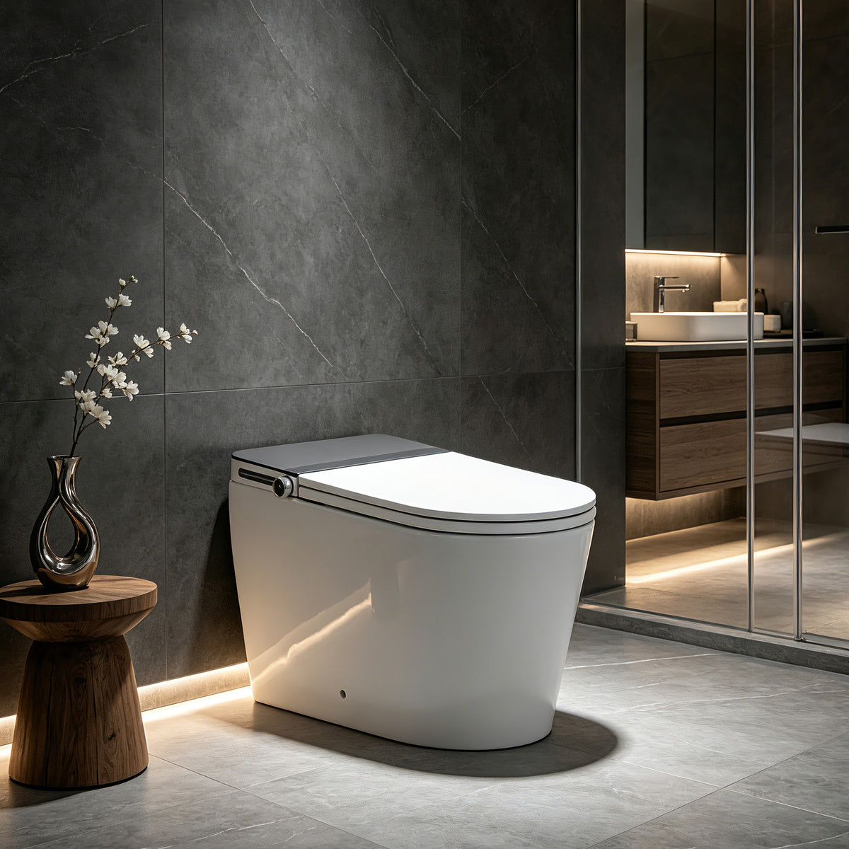 Household luxury no water pressure limit all-in-one intelligent toilet