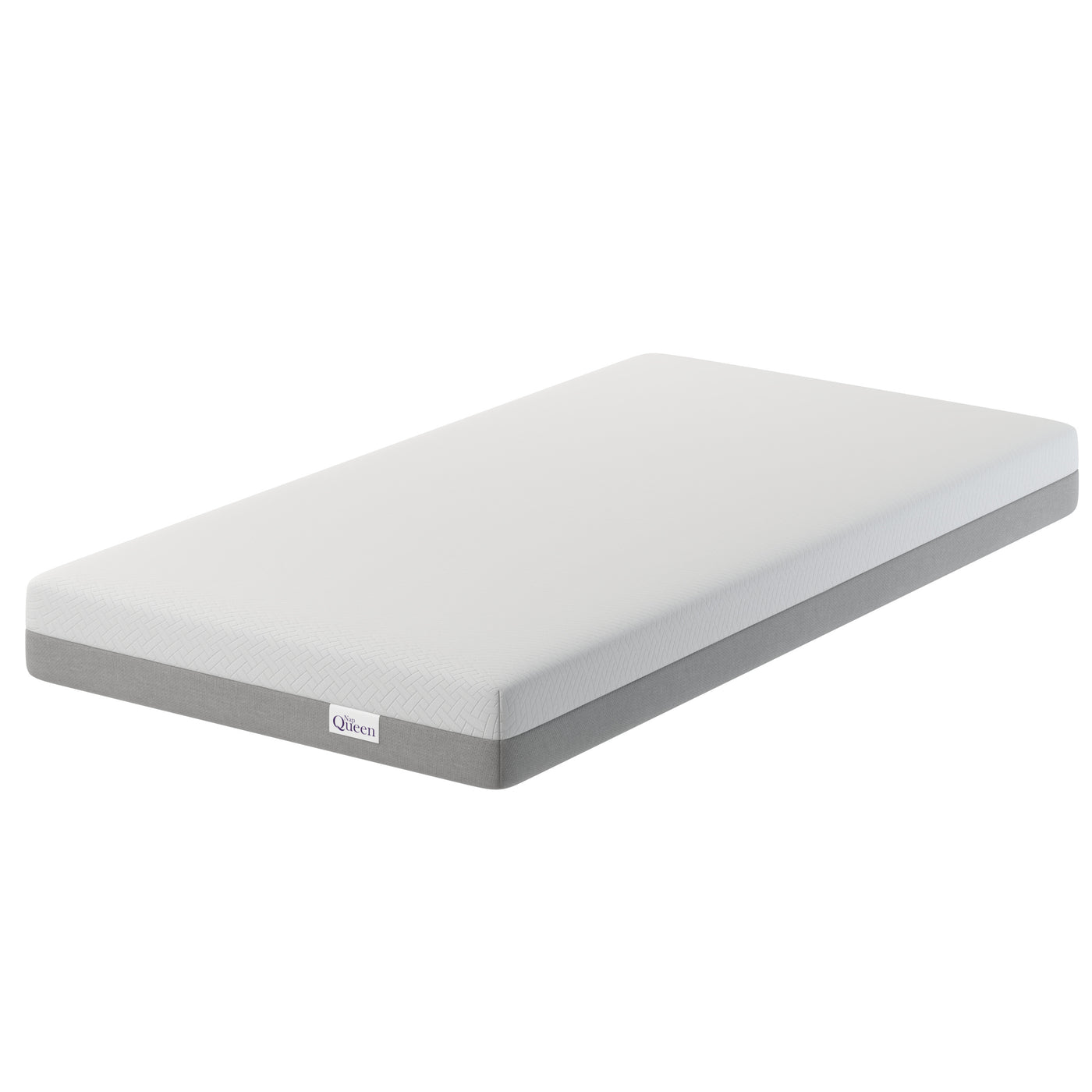 Twin Memory Foam Mattress 8 Inch White Gray Adaptive Support