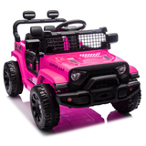 24V Kids Ride on Car W/Parents Control,Four-wheel suspension,2WD,Power display,B