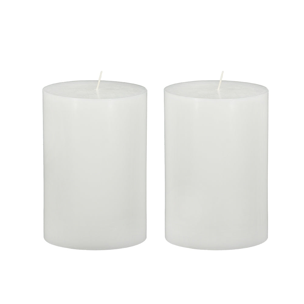 Unscented Soy Wax Candle 4x6 White 2 Pack