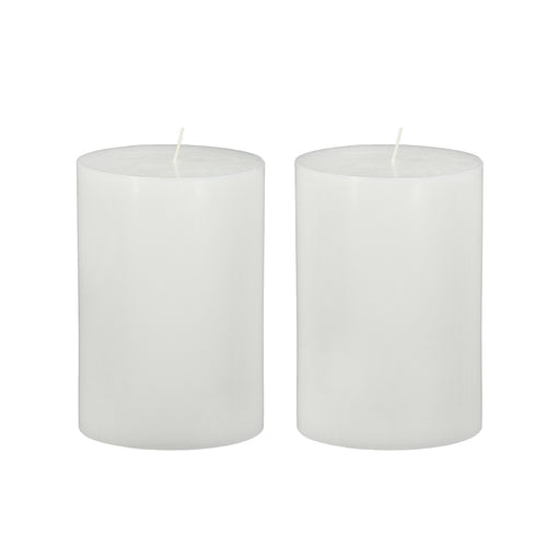 Unscented Soy Wax Candle 4x6 White 2 Pack