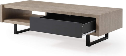 Mid-Century Modern Tan Ash Coffee Table