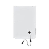 Hollywood Accent Mirror - Contemporary - White Finish - 16" x 23"