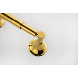 Bathroom Hardware Set - 6 Piece - Brass - Wall Mount Towel Rack