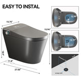 Unique Smart Toile, One Piece Toilet with Bidet Built