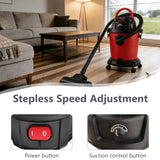 Wet Dry Vac, 5 Gallon, 4.3 Peak HP, 3 in 1 Shop Vacuum with Blowing Function