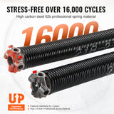 Garage Door Torsion Springs, Pair of 0.218 x 2 x 24inch