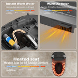 Smart Toilet with Bidet Built in, ADA One-Piece Toilet Auto Open/Close & Flush