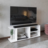65" TV Stand with 5 Open Shelves - Minimalistic Design