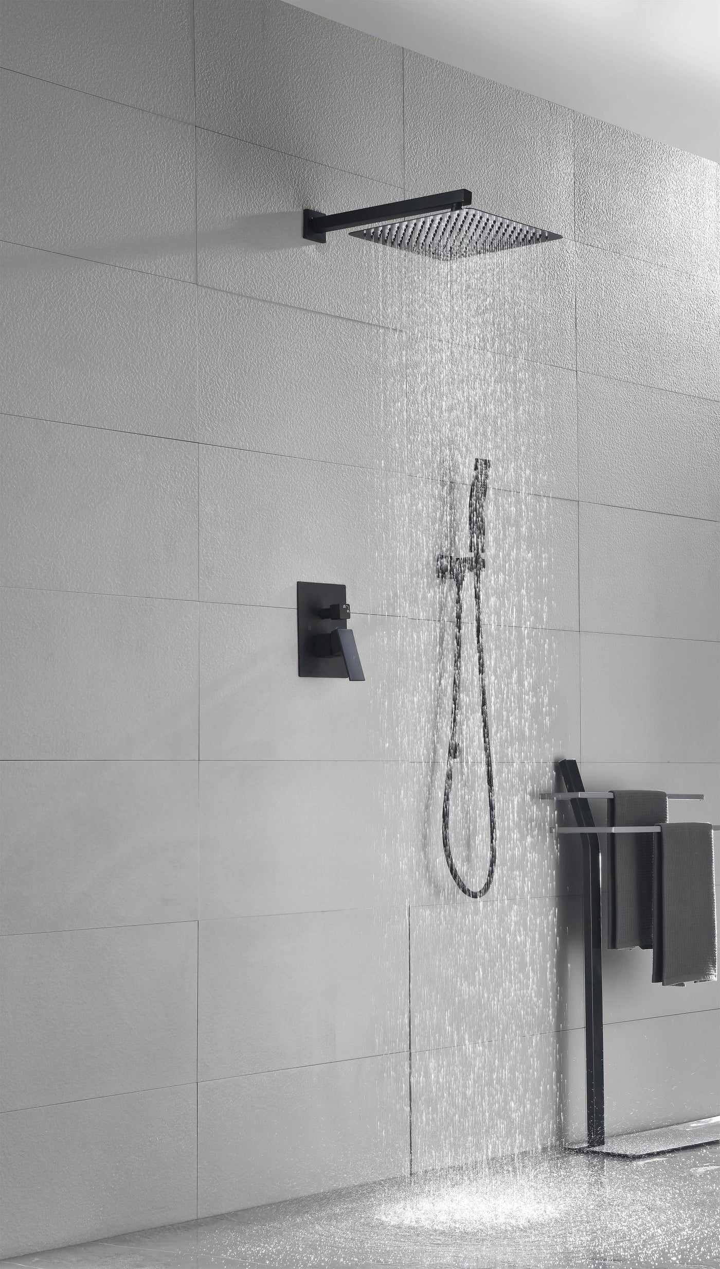 12" Rain Shower Head Wall Mounted System