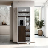 Carajillo Tall Freestanding Coffee Station Kitchen Cabinet