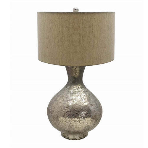 Glass Bottle Table Lamp 15x23 Inch