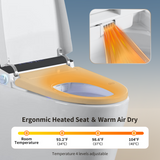 Tankless Smart Toilet With Bidet Built In, One-piece Bidet Toilet Seat