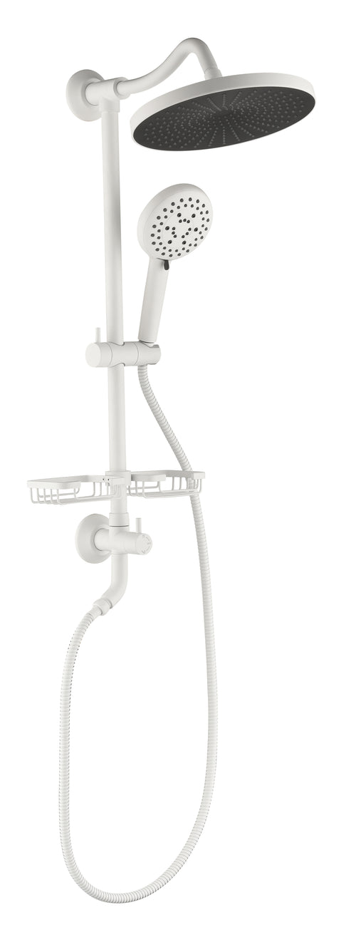 ShowerSpas 10" Rain Showerhead 4-Function Hand Shower System