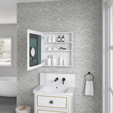 Frameless Mirror Medicine Cabinet - Beveled Edge - 24" x 26"