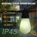 Plastic Table Lamp Black